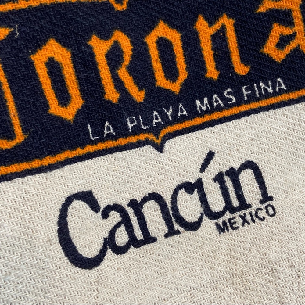 Beach Tote Corona Cancun Graphic